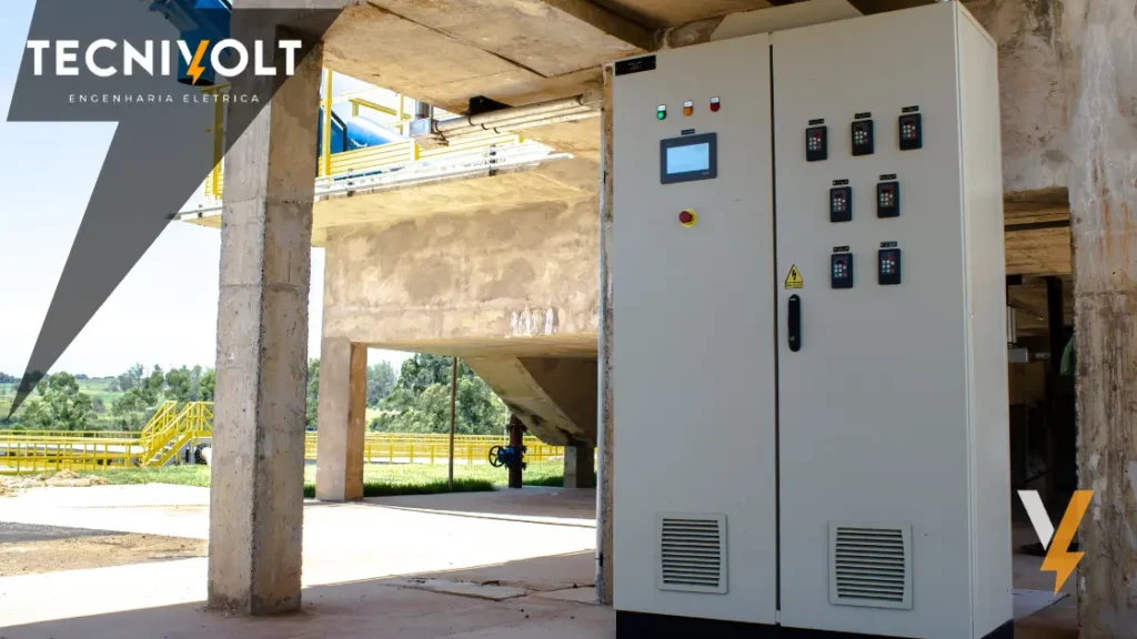 Projeto elétrico em licitação semi-integrada no saneamento.